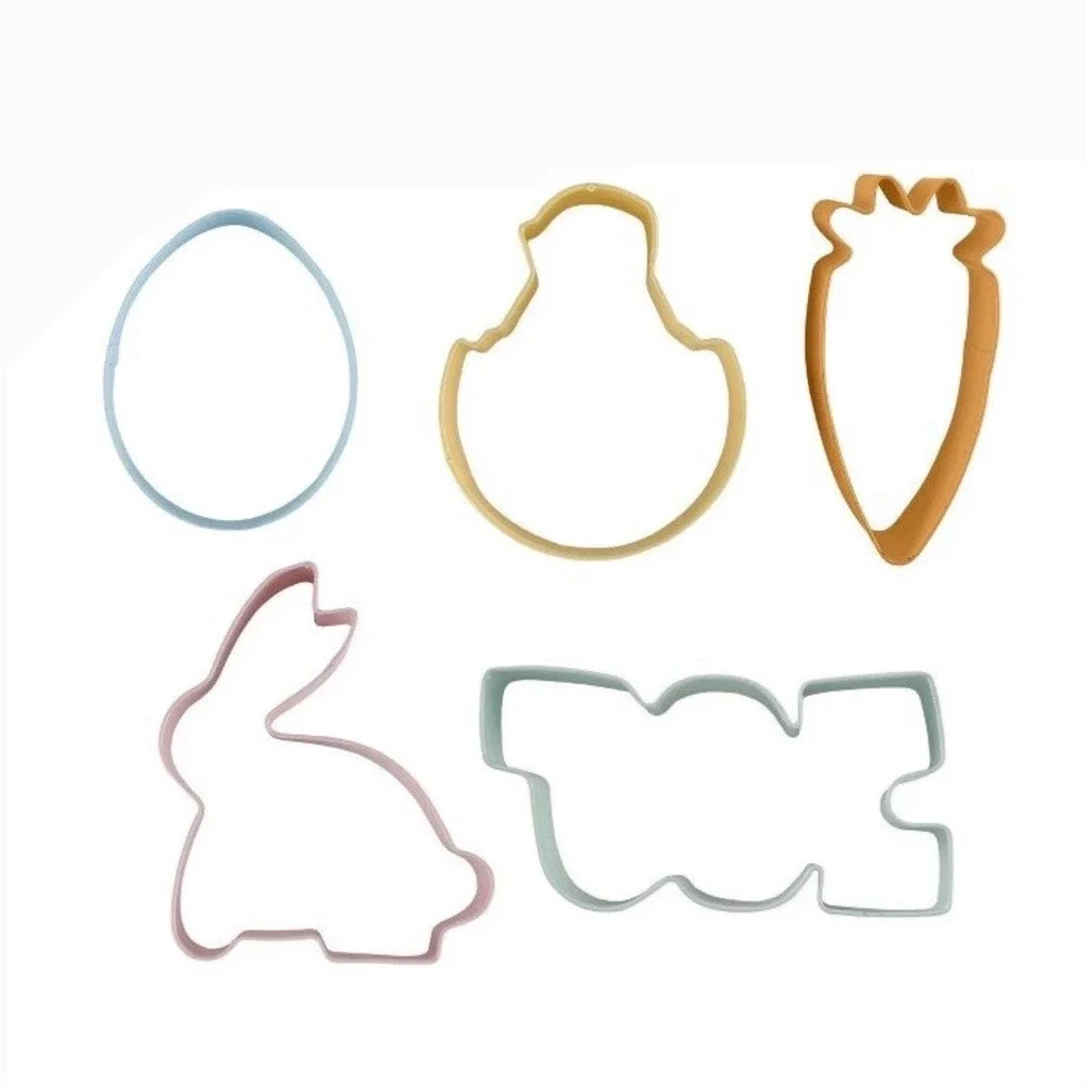 Cook‎ With Color Easter Cookie Cutter Set Bundle 8pc Bunny Carrot Egg Chick HOP